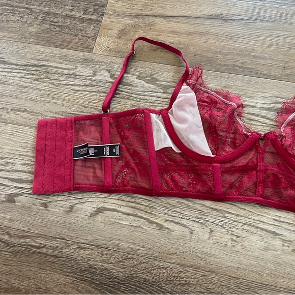 Victorias Secret Very Sexy unlined lace Demi 32C - Picture 4 of 6